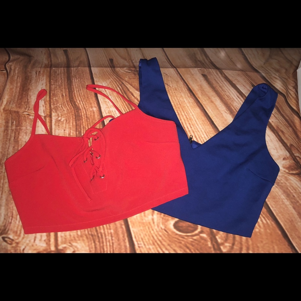 Lot of 2 Forever 21 Crop Tank Tops